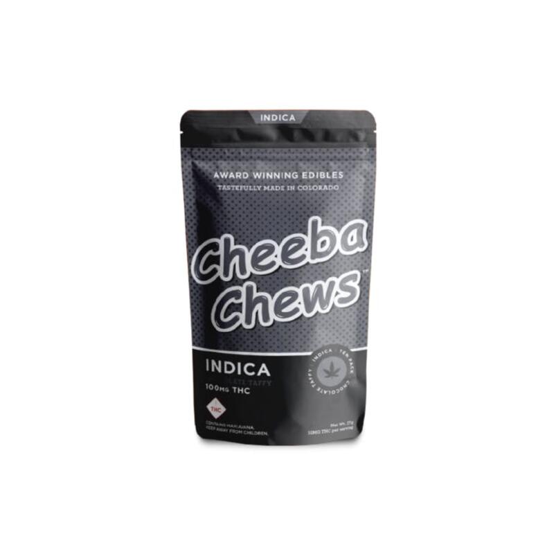 Cheeba Chews | Chocolate Taffy - 100mg (Indica)