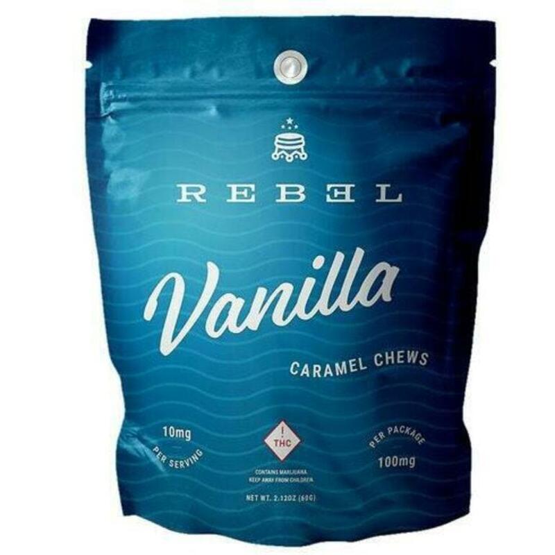 Rebel - Vanilla Caramels - 100mg - Hybrid, 1ea