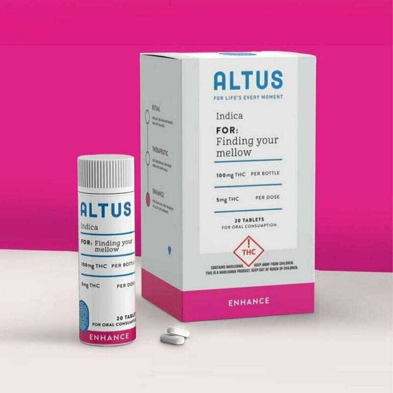 ALTUS - Tablets - 100mg THC - Indica, 1ea