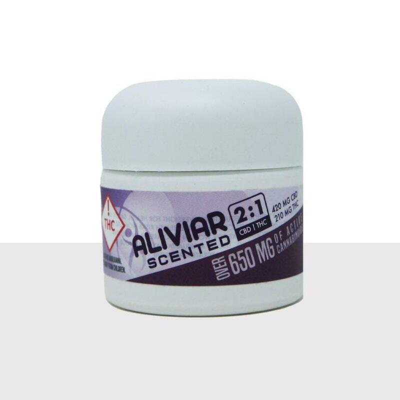 Aliviar - Scented Cream - 56 g (420 mg CBD - 210 mg THC), 1ea