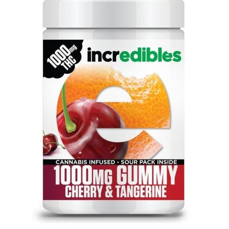 Incredibles - Sativa Cherry Tangerine Gummies 1000mg