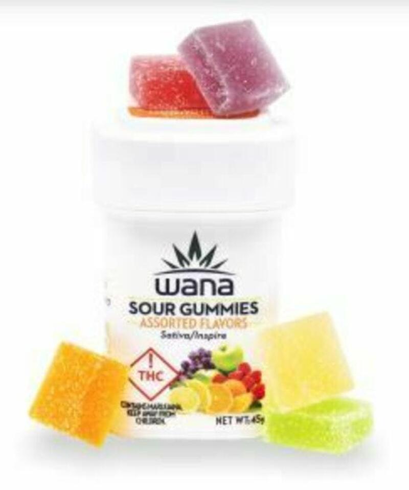 Wana - Assorted Flavors Gummies - 100 mg - Sativa, 1ea