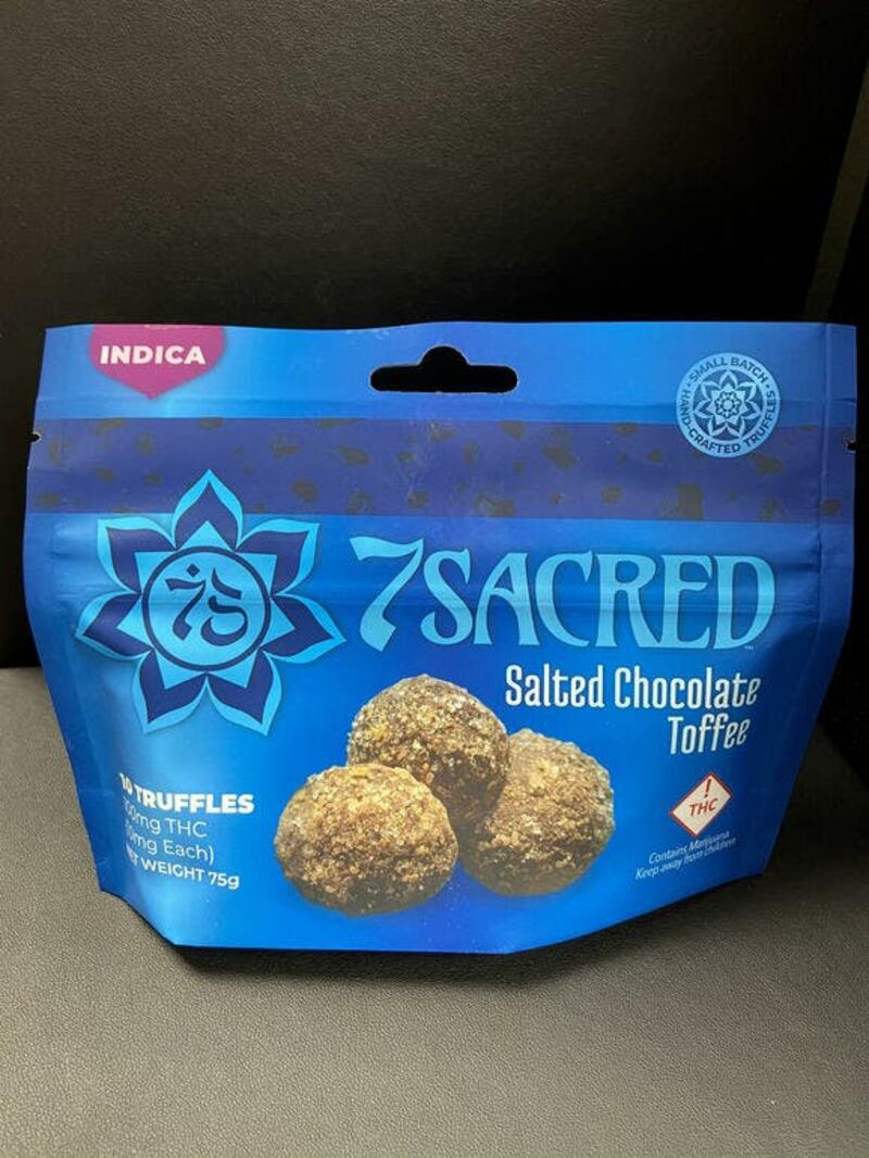 7 Sacred Truffels- Salted Chocolate Toffee (Indica)