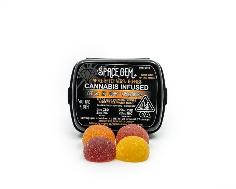 CBD : THC Gummy SpaceDrops 4 pack