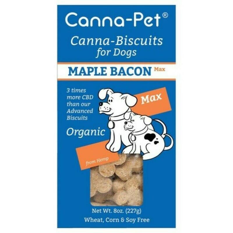 Canna-Pet - Biscuits for Dogs: Advanced MaxCBD Maple Bacon – Organic