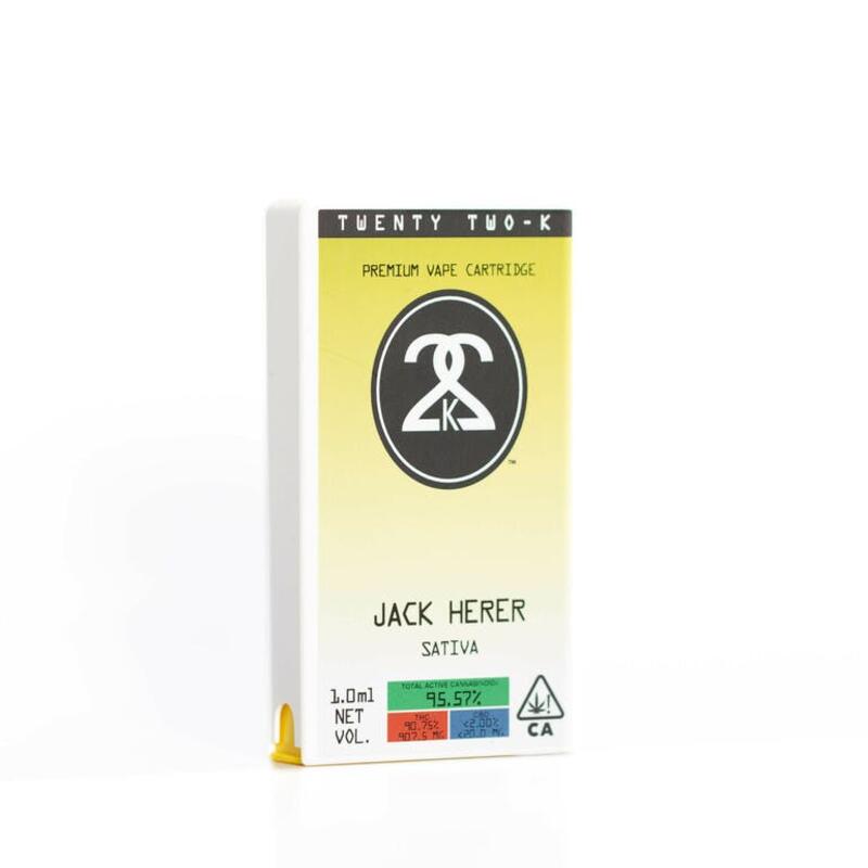 22K - Jack Herer - Cartridge - 1.0ml