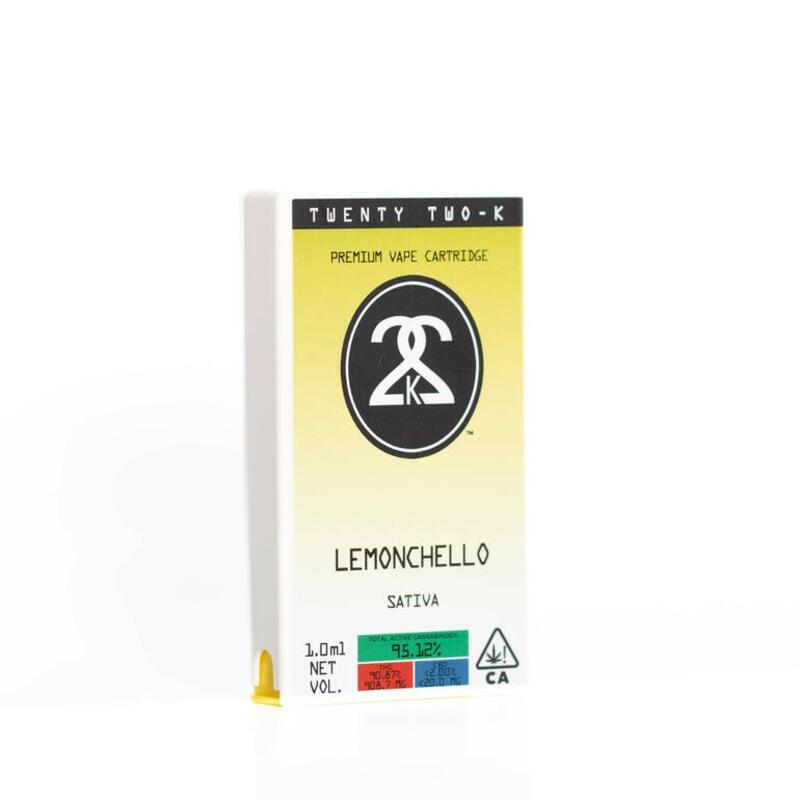 22K - Lemonchello - Cartridge - 1.0ml
