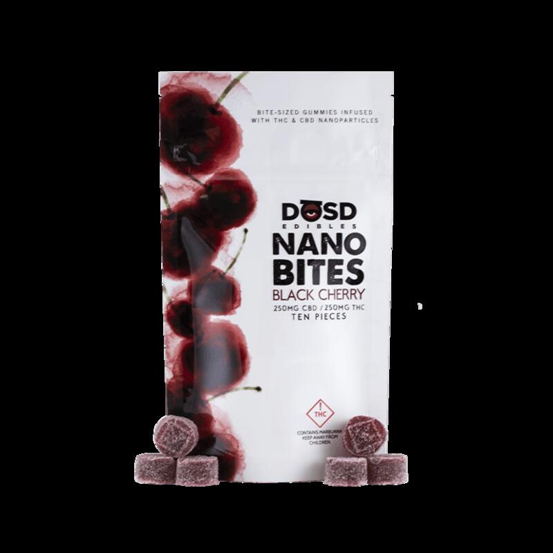 Nano Bites - Black Cherry 1:1 CBD 250mg