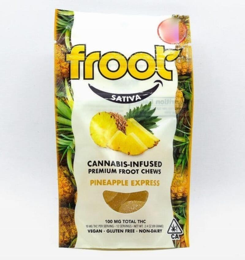 FROOT | PINEAPPLE EXRESS | 100MG | GUMMY EDIBLES