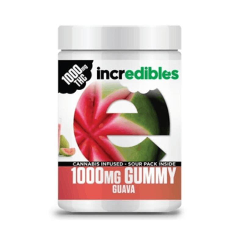 Incredibles | Guava Indica Gummy | 1000mg, Unit