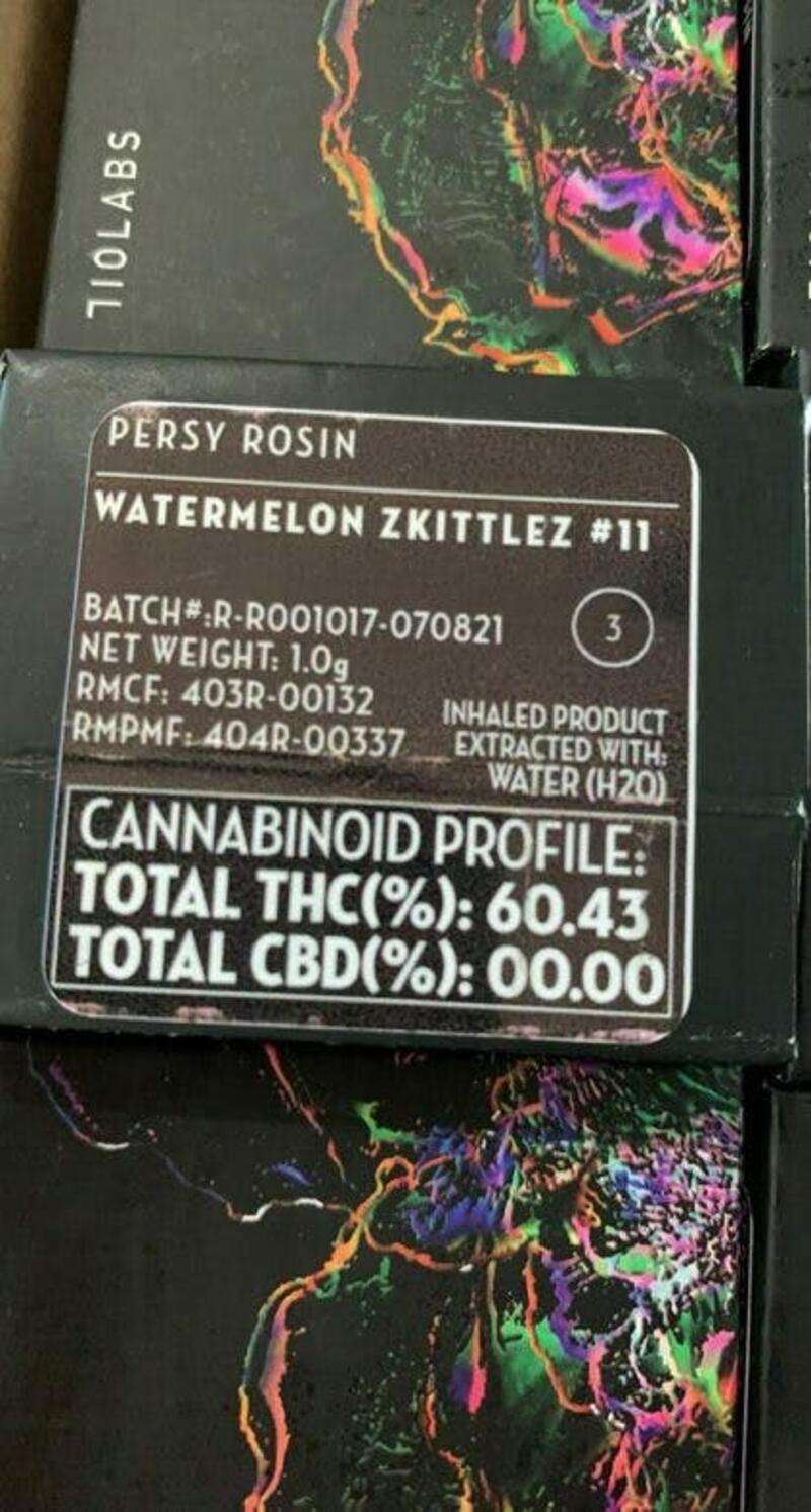 710 Labs Persy Rosin (Watermelon Zkittles #11)