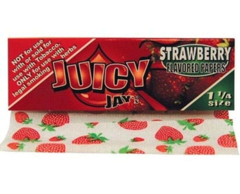Juicy Jay's Strawberry 1 1/4" Rolling Papers