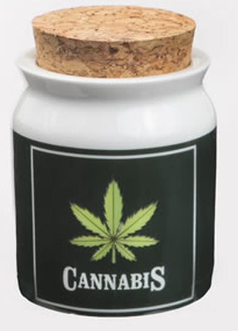 3.25" Small Stash Jar | Green Cannabis