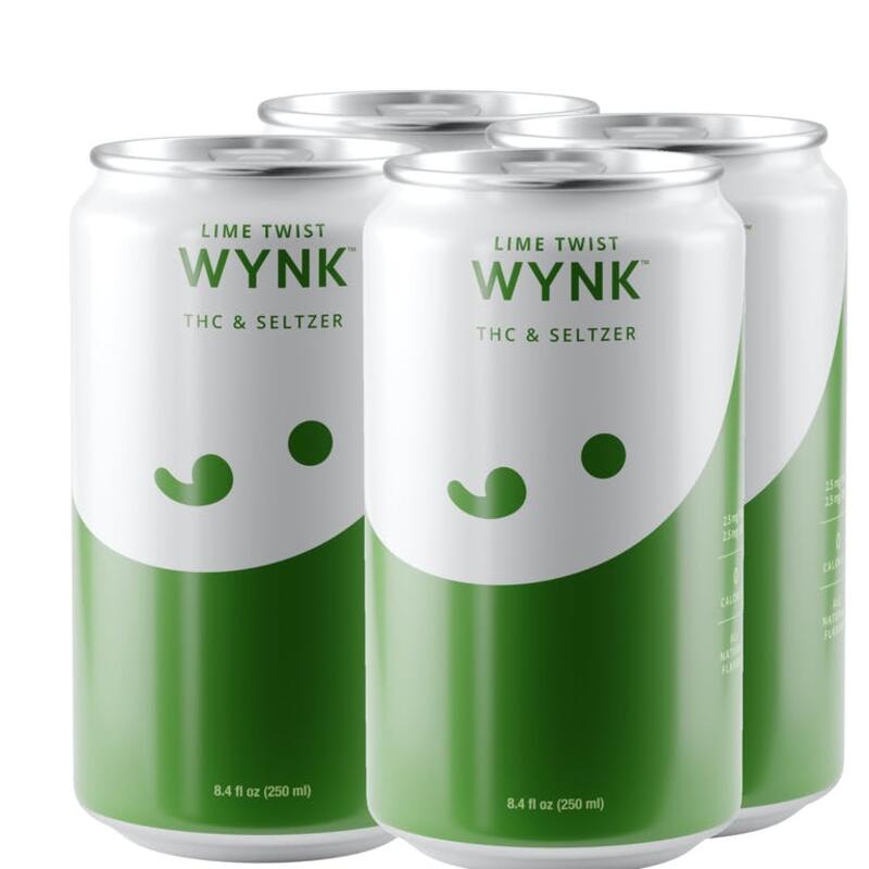 Lime Twist | 1:1 4-Pack Seltzer | Wynk