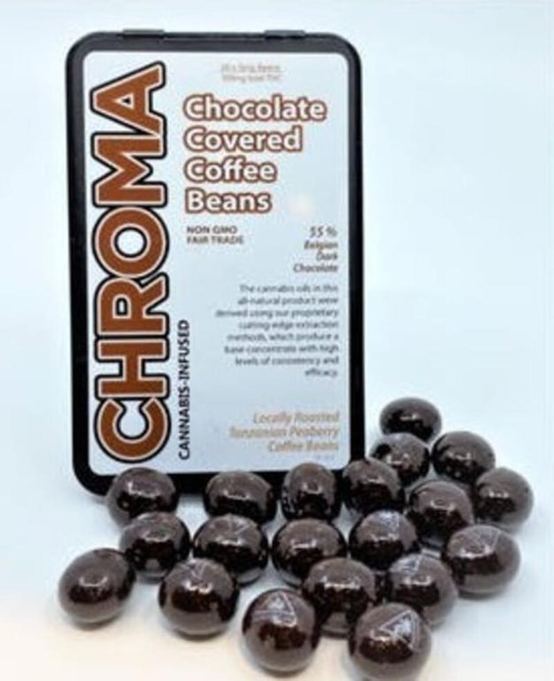 Chocolate Covered Coffee Beans | 18x5.24 | Chroma