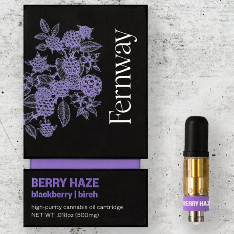 Berry Haze | .5g Distillate Cart | Fernway