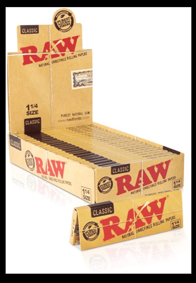 1 1/4" Rolling Papers | Classic | Raw