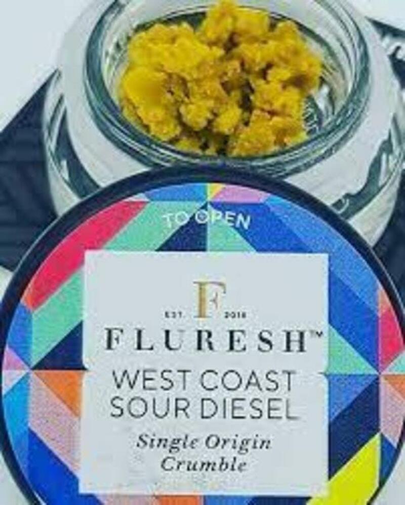 Fluresh West Coast Sour Diesel 1g Crumble