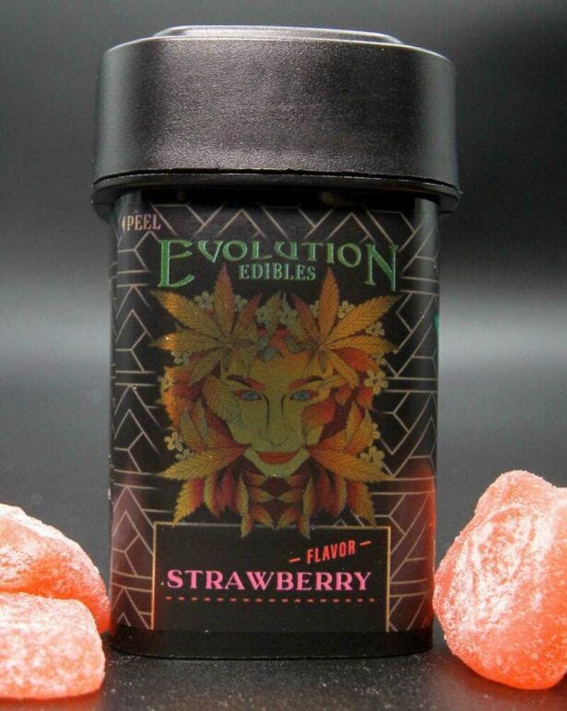 Evolution Edibles Strawberry 100mg Gummies