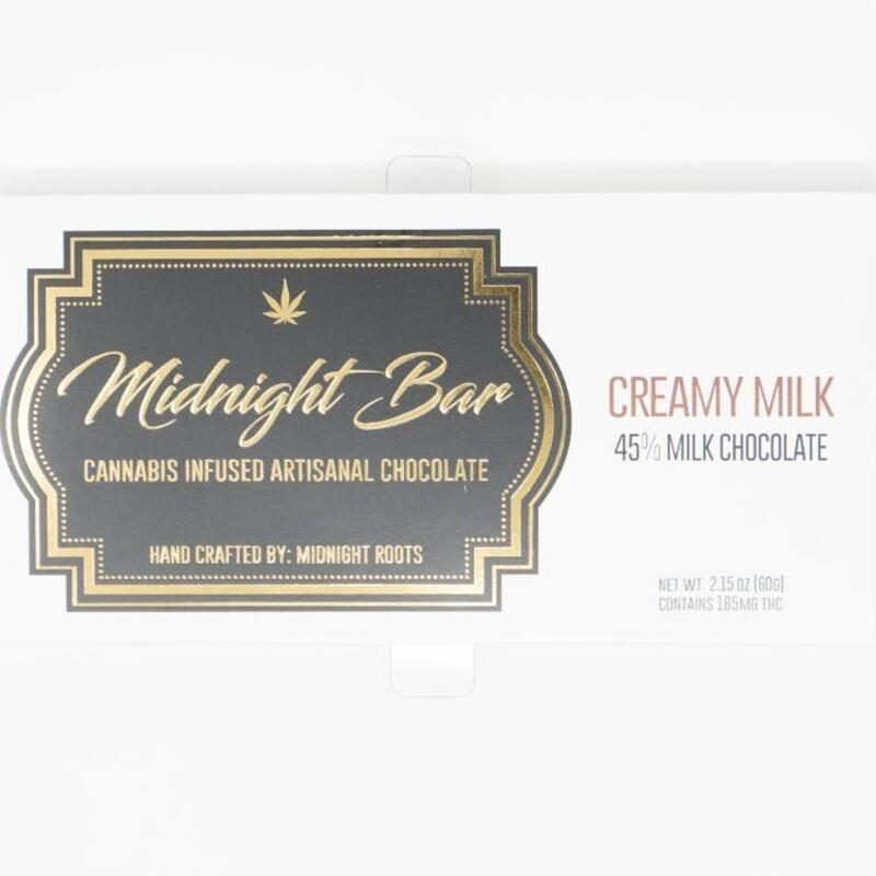 Midnight Roots Milk Chocolate 200mg Bar