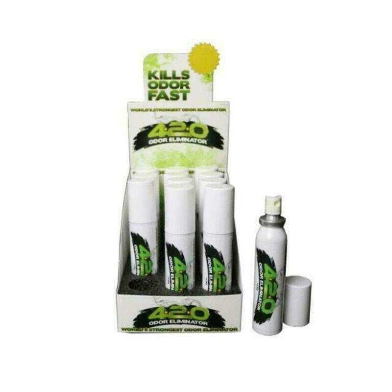 420 Odor Eliminator Spray - Green - (1oz)