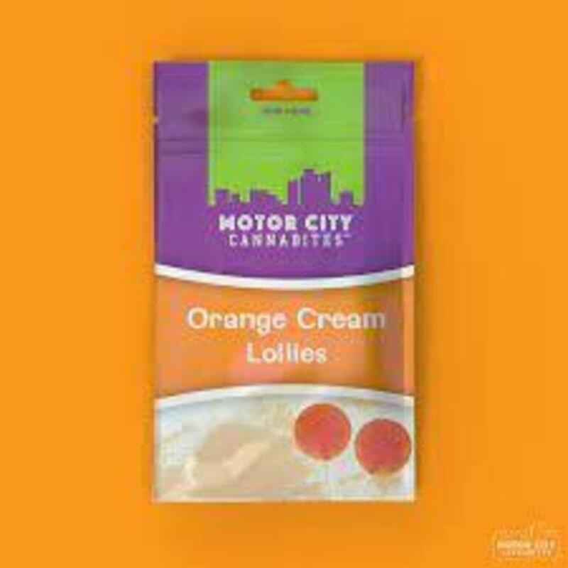 Motor City Cannabites Orange Cream Lollies -Adult Use