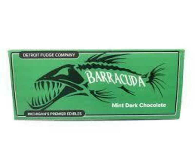 Detrot Fudge Company Barracuda Bar Mint Dark Chocolate-Adult Use