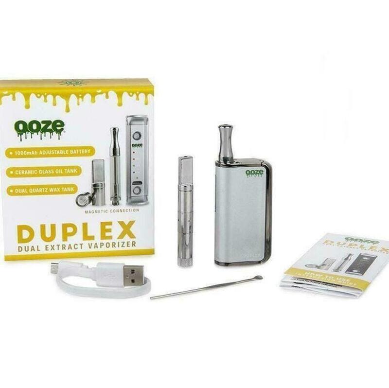 Duplex Dual Extract Vaporizer Kit - Silver