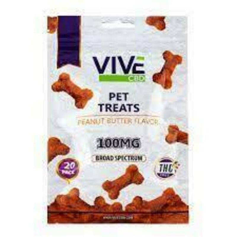 Vive Peanutbutter CBD Pet Treats