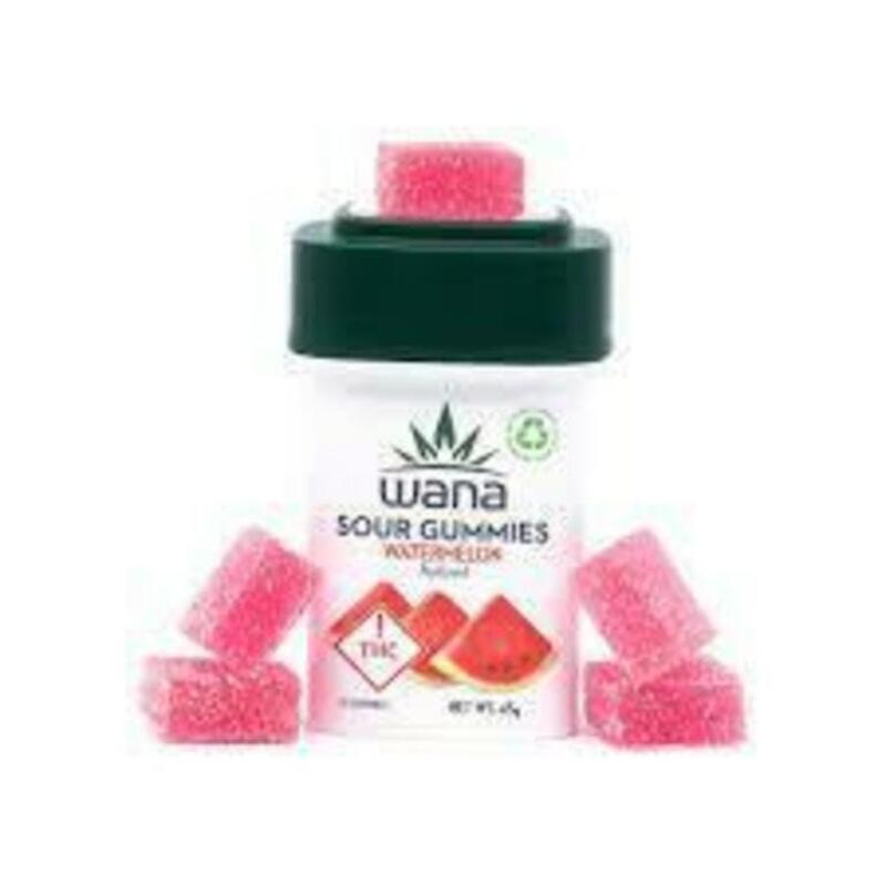 Wana- Watermelon 10pk 100 mg Gummies-Adult Use