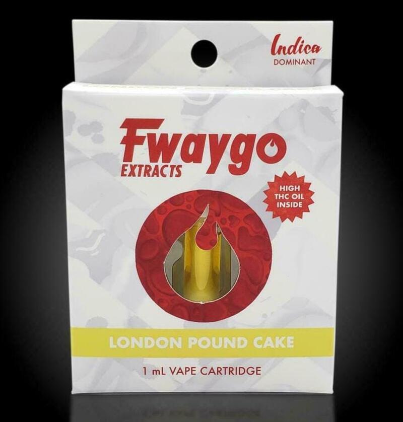 Fwaygo London Pound Cake 1g Cart