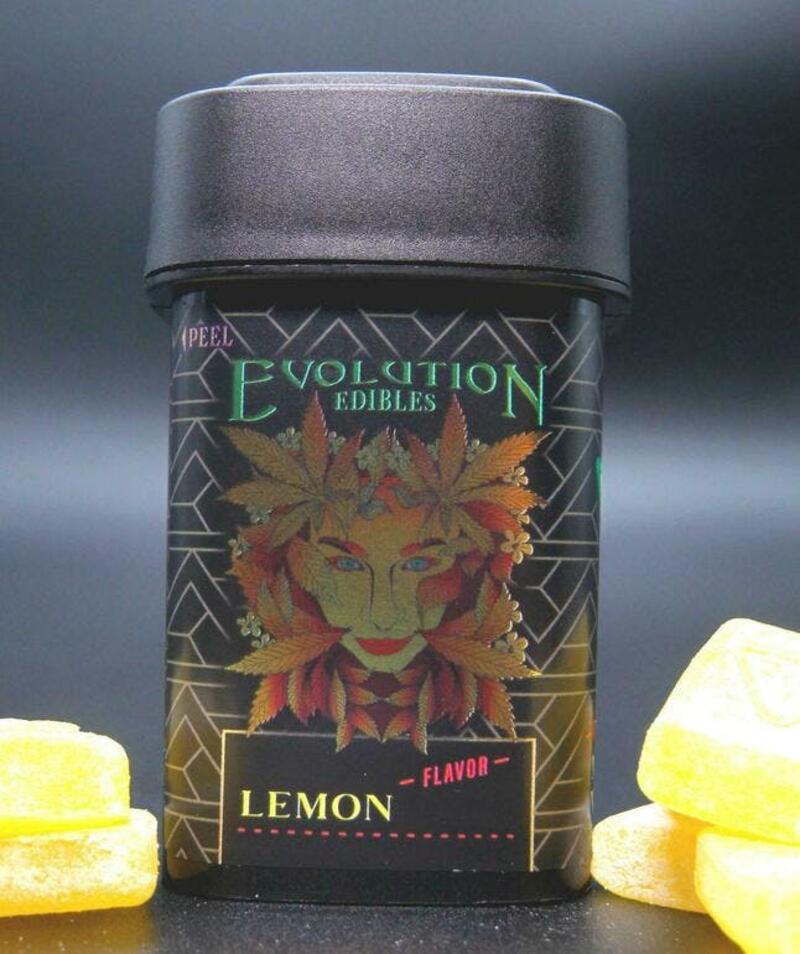 Evolution Edibles Lemon 100mg Gummies