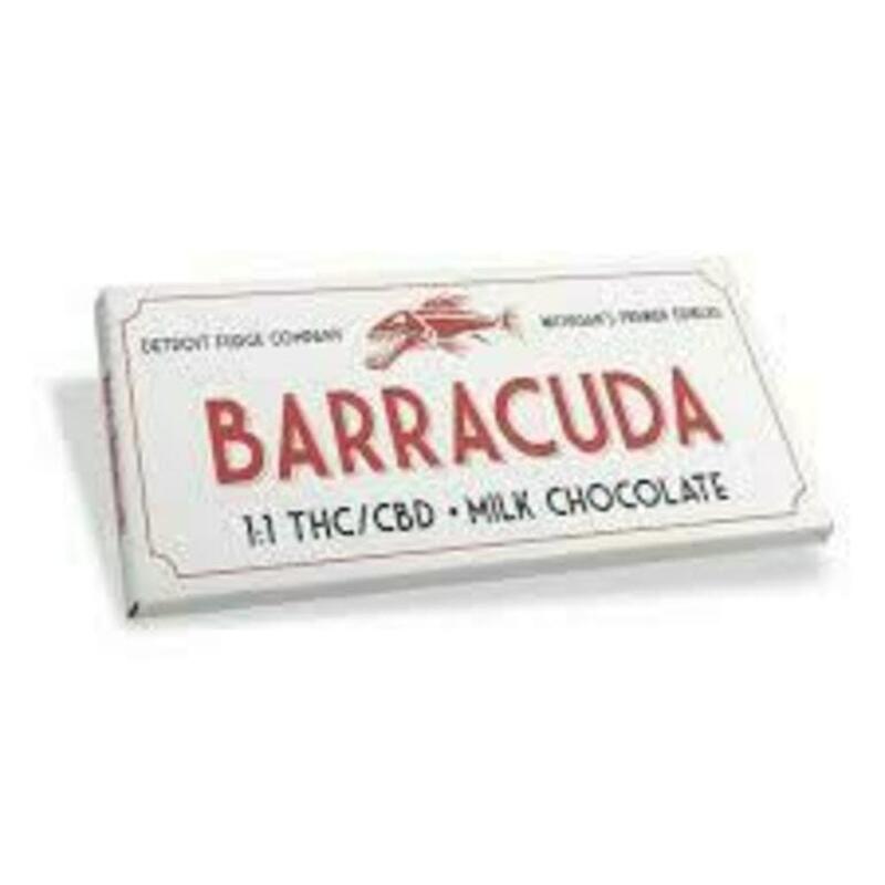 Barracuda Chocolate Bar 1:1 100mg-Adult Use