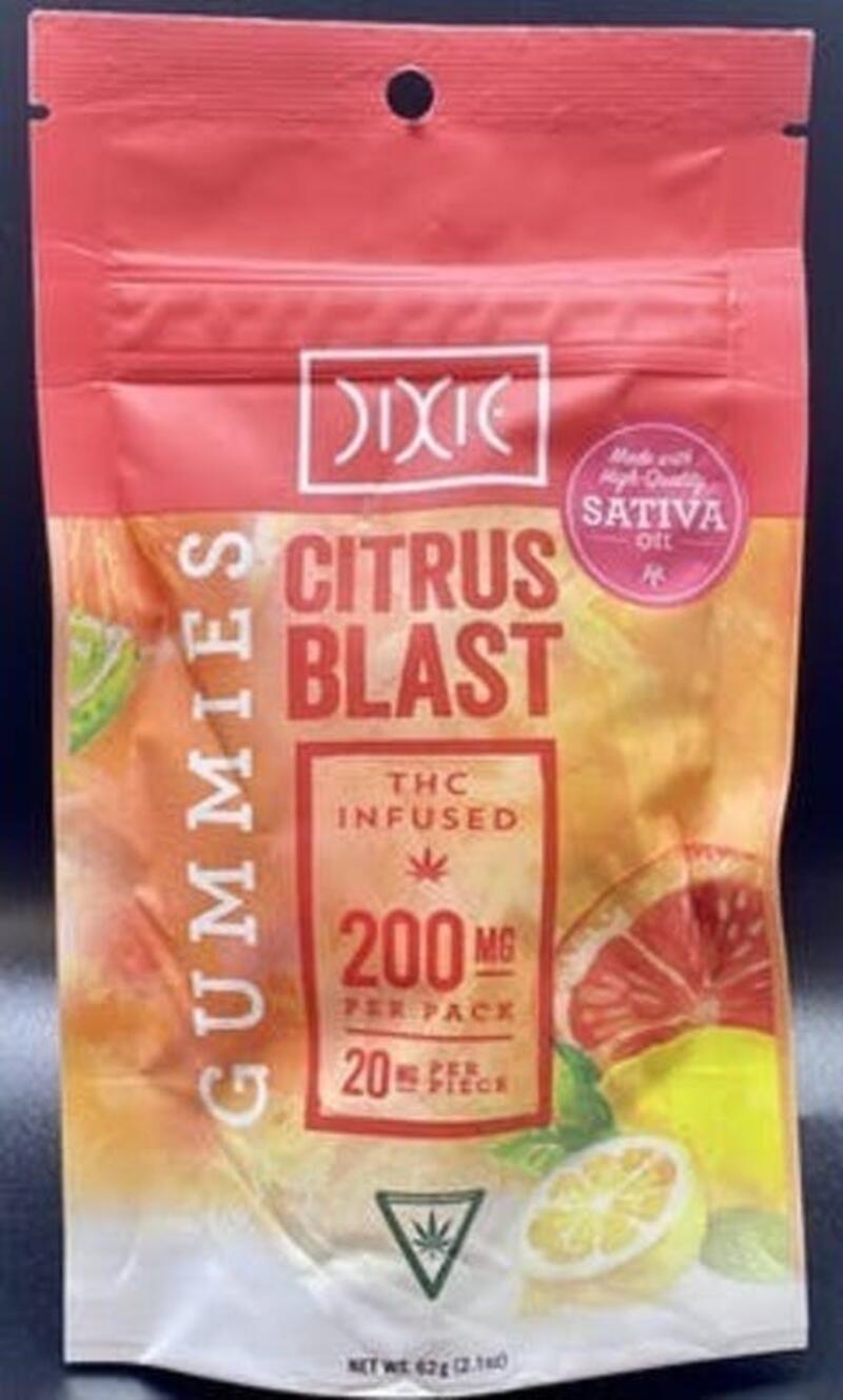 Dixie Citrus Blast 200mg Gummies