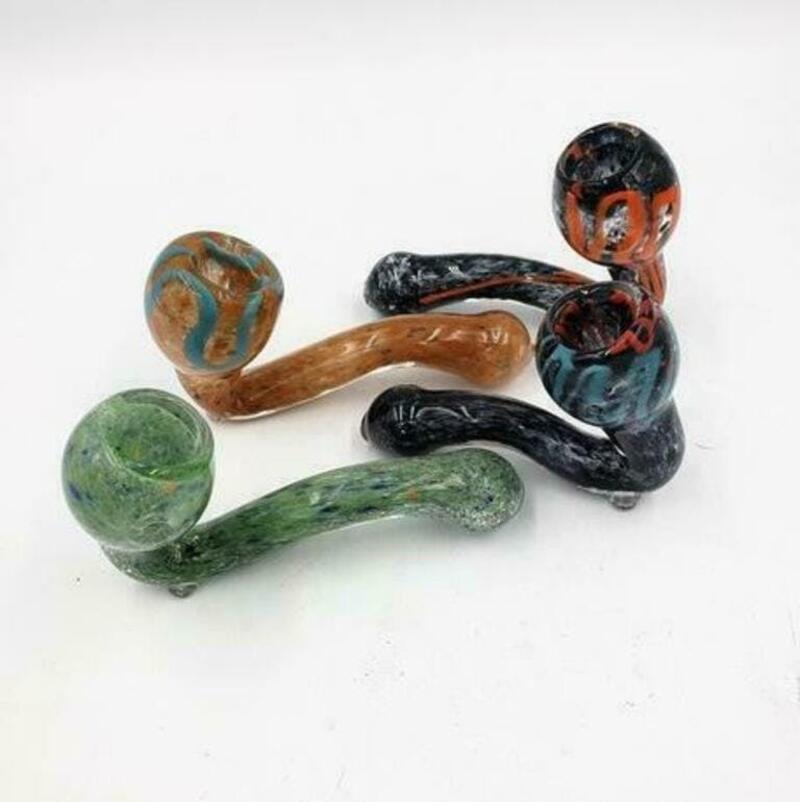 Glass Sherlock Pipe/Bowl - Assorted Colors