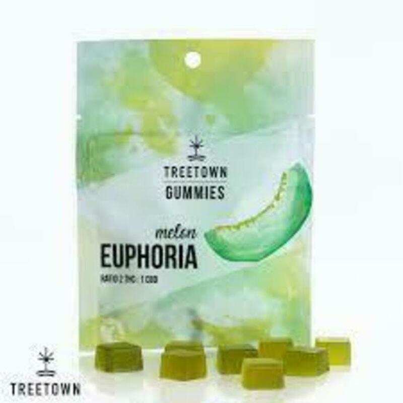 Treetown Melon Euphoria Gummies-Adult Use
