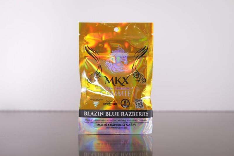 MKX Blue Razz 200mg Gummies