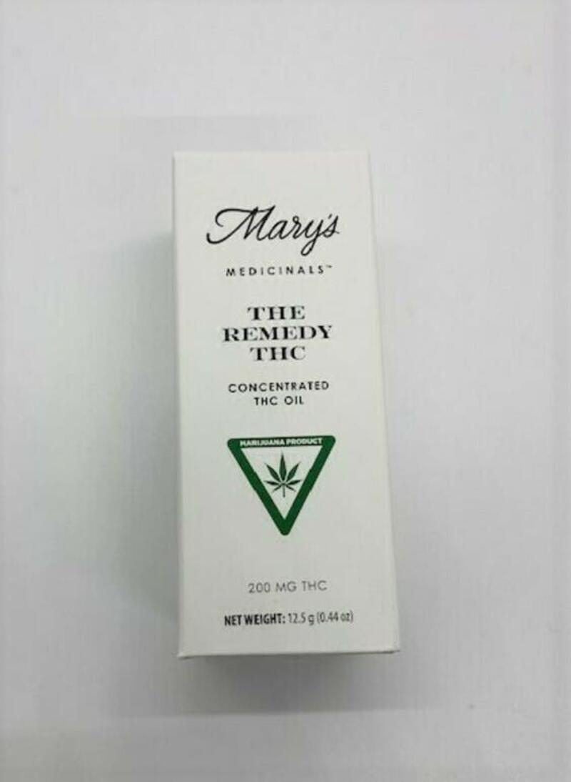 Mary's Medicinals Remedy THC 200mg Tincture
