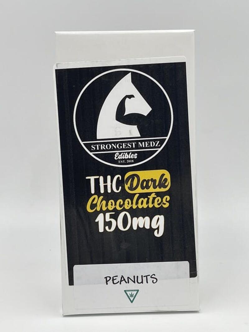 150mg Dark Chocolate Peanuts Candy Bar