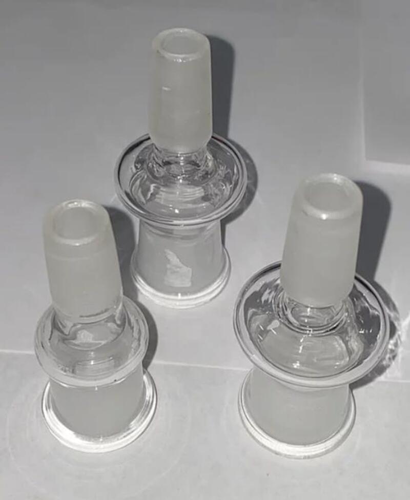 14mm(Female) to 18mm(Male) Glass Adapter