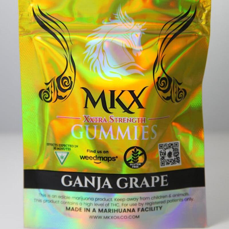 (MED) MKX | Ganja Grape Extra Strength Gummies (Addison)