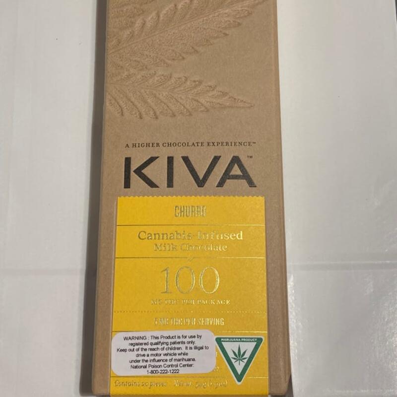 (MED) Kiva | Churro Milk Chocolate Bar