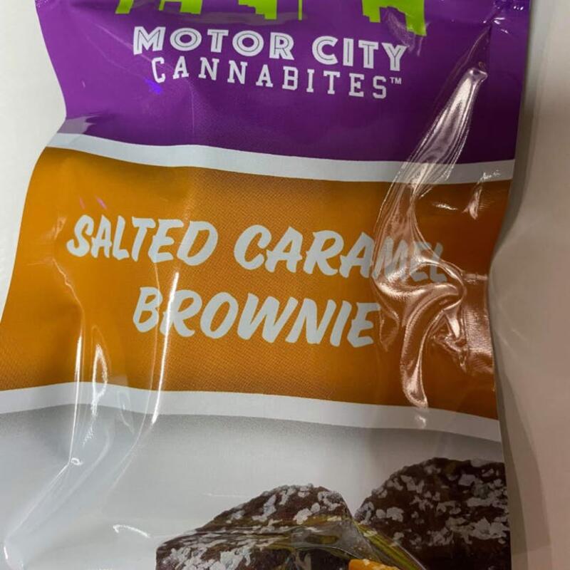 (MED) Motor City Cannabites | Salted Caramel Brownie