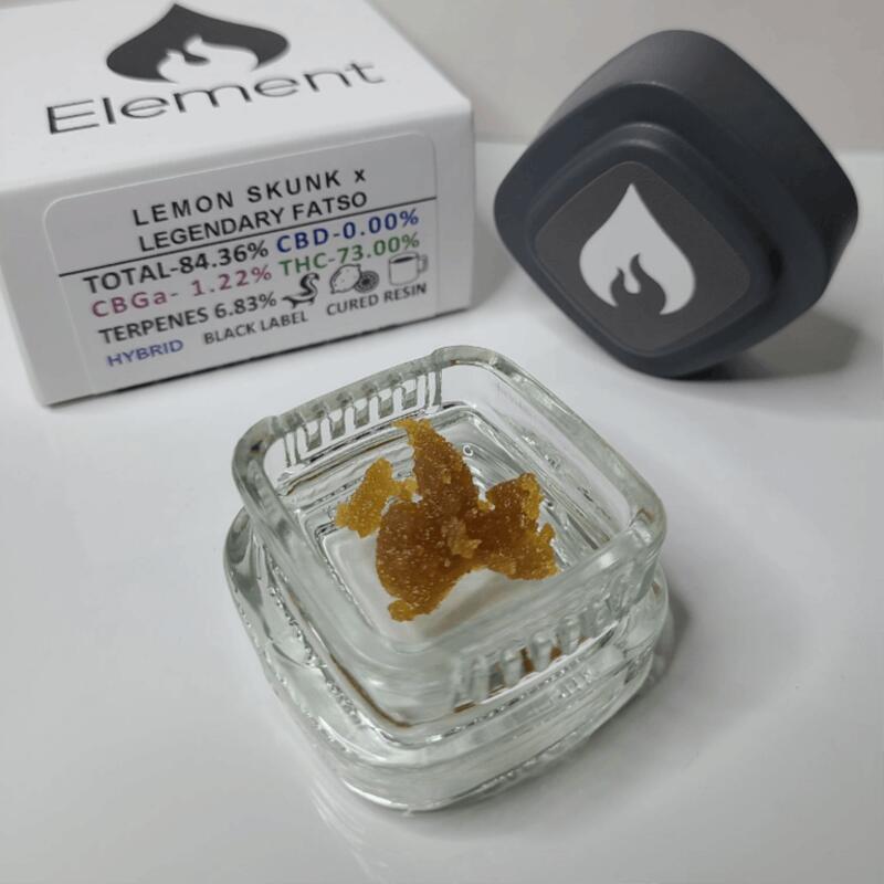 (MED) Element | Lemon Skunk x Legendary Fatso 1g Cured Resin