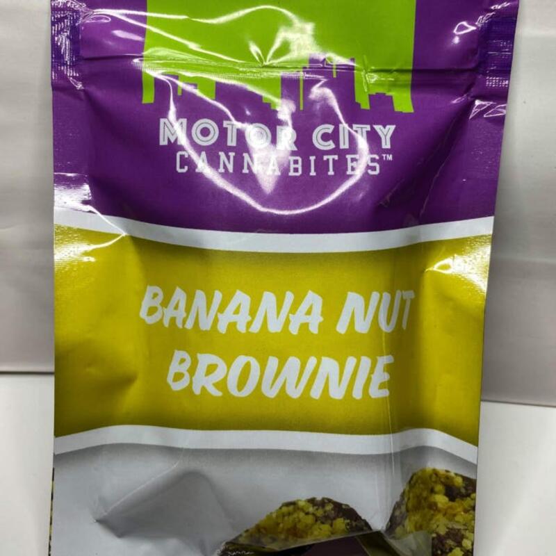 (MED) Motor City Canabites | Banana Nut Brownie