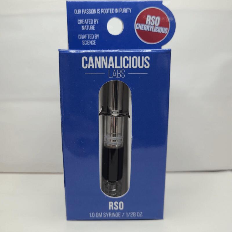 (REC) Cannalicious | Cherrylicious 1g RSO Syringe