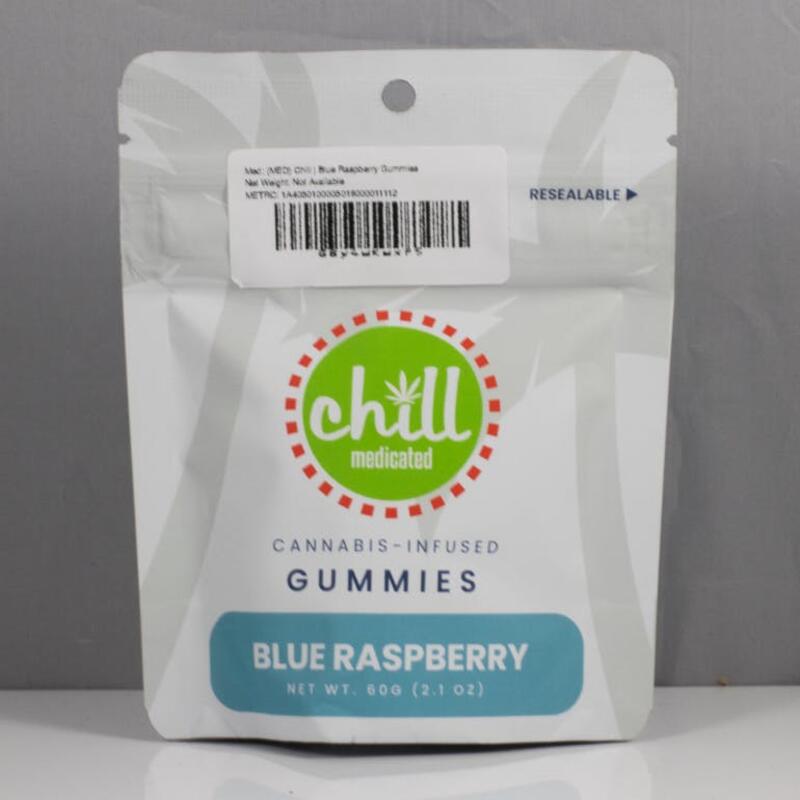 (MED) Chill Medicated | Blue Raspberry Gummies