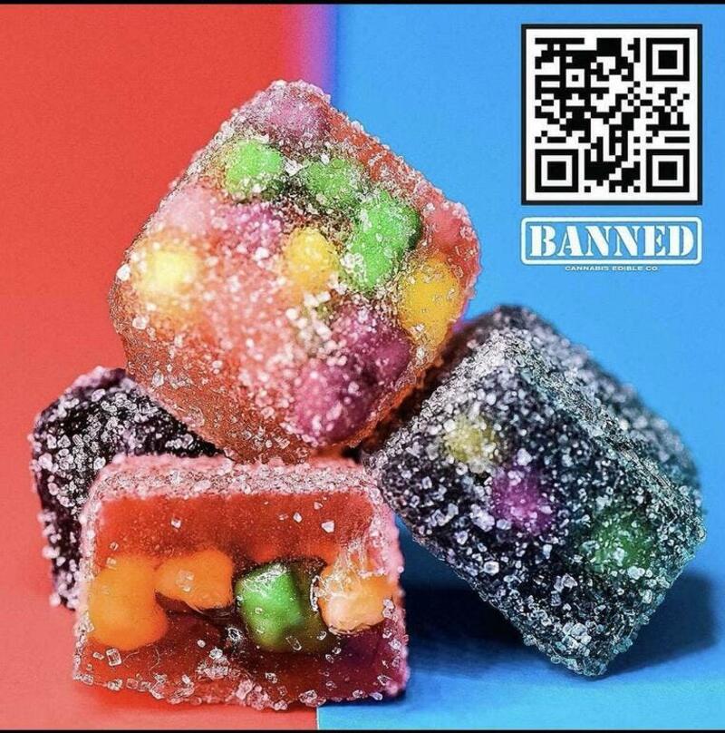 Blueberry Gummy Cluster 100mg | Banned