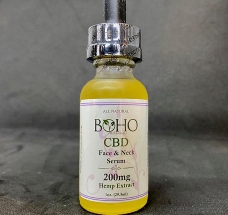 CBD Face/Neck Serum 200mg Roll On - Boho Botanicals