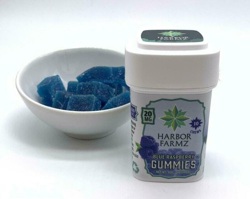 Blue Raspberry 200mg Gummies | Harbor Farmz